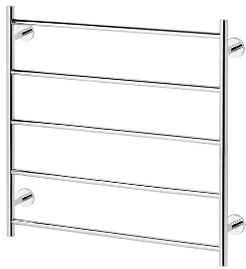 Radii Towel Ladder 5Bar 750mm x 740mm Round Plate Chrome [158882]