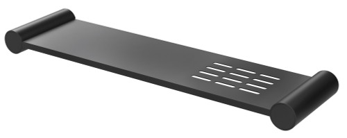 Vivid Slimline Metal Shower Shelf 370mm Matte Black [158895]