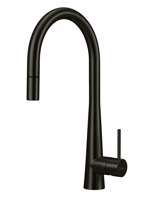Essente Gooseneck Pull-Out Mixer Black [299959]
