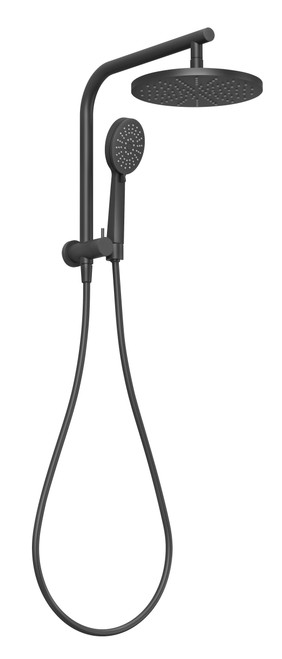 Vivid Slimline Compact Twin Hand Shower 5Star Matte Black [158843]