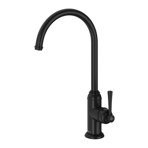 Cromford Side Lever Sink Mixer 4Star Matte Black Lead Free [300598]