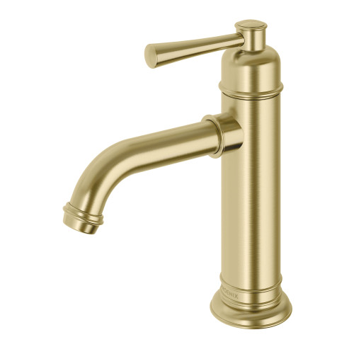 Cromford Hob Basin Mixer 6Star Brushed Gold Lead Free [300576]