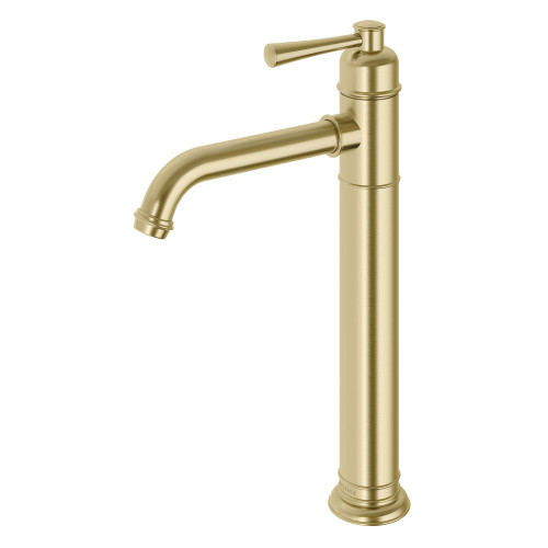 Cromford Hob Tall/Vessel Basin Mixer 6Star Brushed Gold Lead Free [300601]