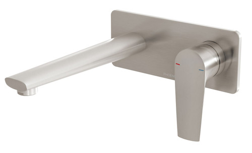 Arlo Wall Basin / Bath Mixer Set 200mm (Trim Kit Only) Brushed Nickel Lead Free [300589]