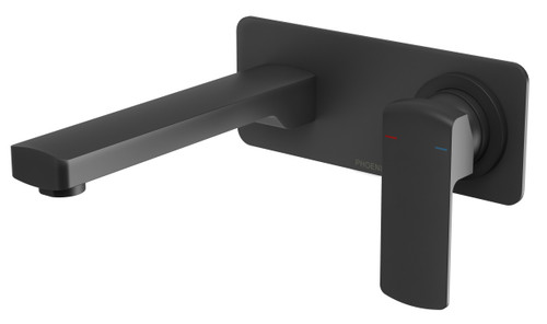 Teva Wall Basin / Bath Mixer Set (Trim Kit Only) Matte Black Lead Free [300582]
