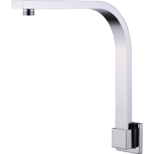 Monaco Raised Square Wall Mounted Shower Arm 277mm Chrome [158949]