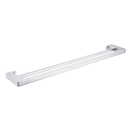Edge II Double Towel Rail 785mm Chrome [159544]