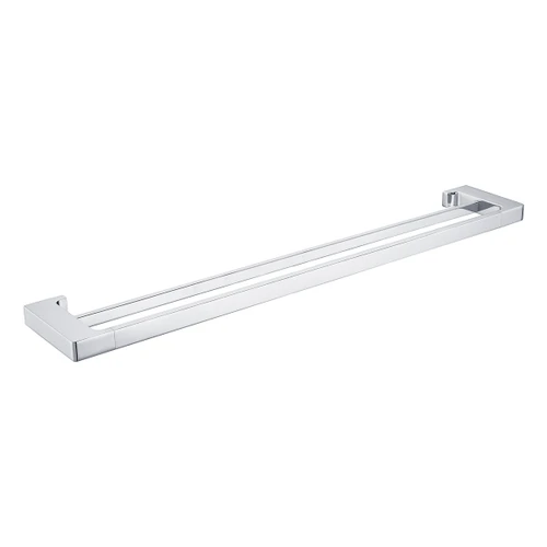 Edge II Double Towel Rail 785mm Chrome [159544]