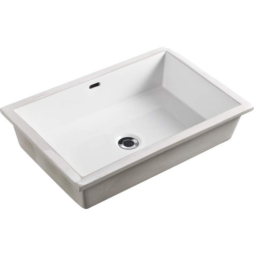 Oslo Undermount Rectangle Basin White [159719]