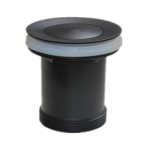 Basin Pop Up Plug & Waste 32mm/40mm x 50mm with Hair Catcher Black [181535]