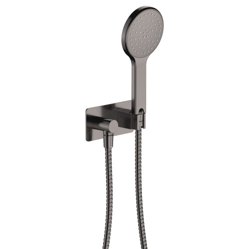 Kaya Hand Shower Soft Square Plate Gunmetal [301634]