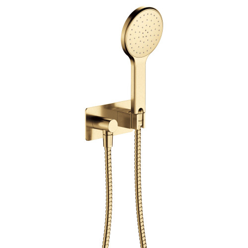 Kaya Hand Shower Soft Square Plate Urban Brass [301659]