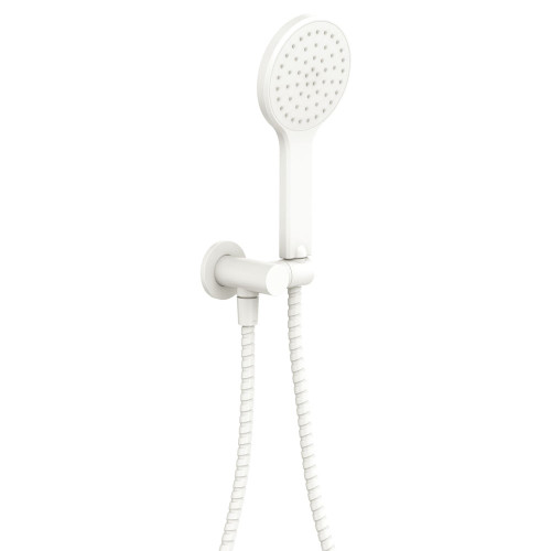 Kaya Hand Shower Round Plate Matte White [301632]