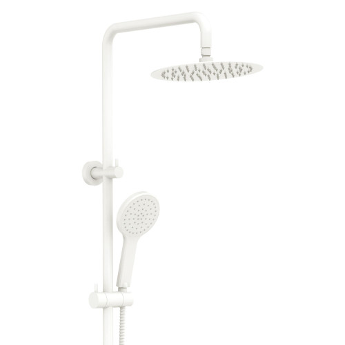 Kaya Twin Rail Shower Matte White [301638]
