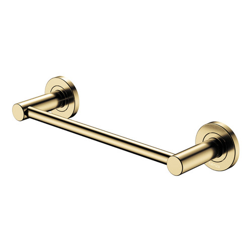 Kaya Single Hand Towel Rail 300mm Urban Brass [301628]