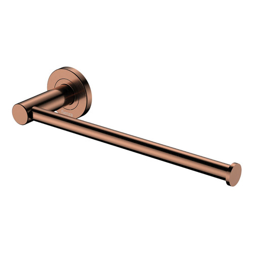 Kaya Dual Purpose Towel Rail /Roll Holder Brushed Copper [301627]
