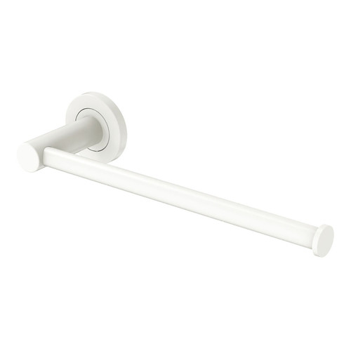 Kaya Dual Purpose Towel Rail /Roll Holder Matte White [301623]