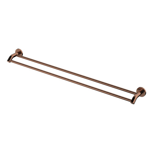 Kaya Double Towel Rail 900mm Brushed Copper [301648]