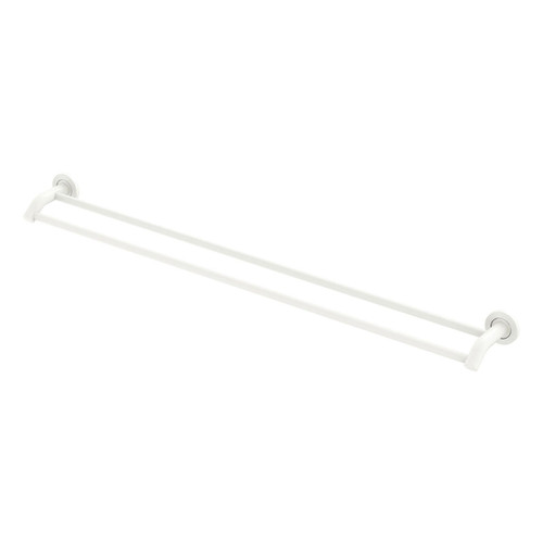 Kaya Double Towel Rail 900mm Matte White [301656]