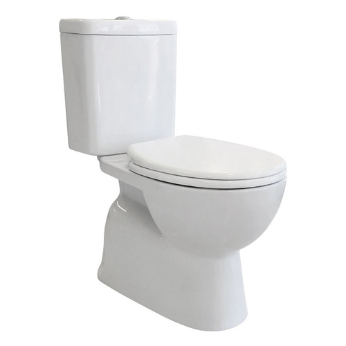 Stella Close-Coupled Toilet Suite Extra Height Pan Gloss White with S-Trap [165746]
