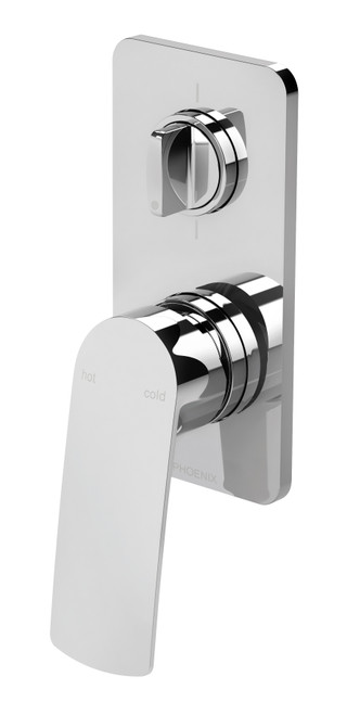 Mekko SwitchMix Bath & Shower Divertor Mixer Fit-Off Kit Chrome [288979]