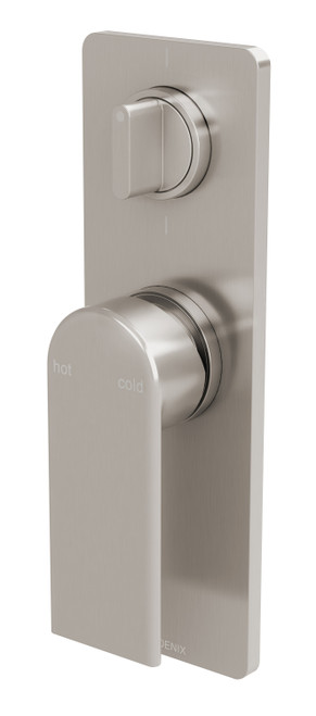 Teel SwitchMix Bath & Shower Diverter Mixer Fit-Off Kit Brushed Nickel [288912]