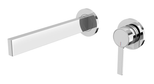 Lexi MKII SwitchMix Wall Basin Mixer Set (200mm Spout) Fit-Off Kit Chrome [288985]