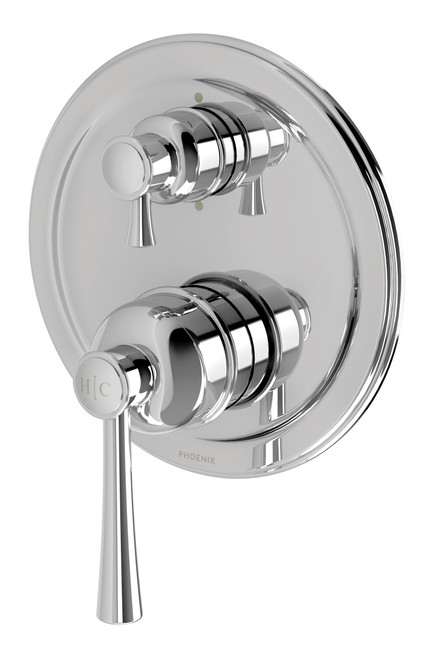 Cromford SwitchMix Shower / Bath Diverter Mixer Fit-Off Kit Chrome [296151]