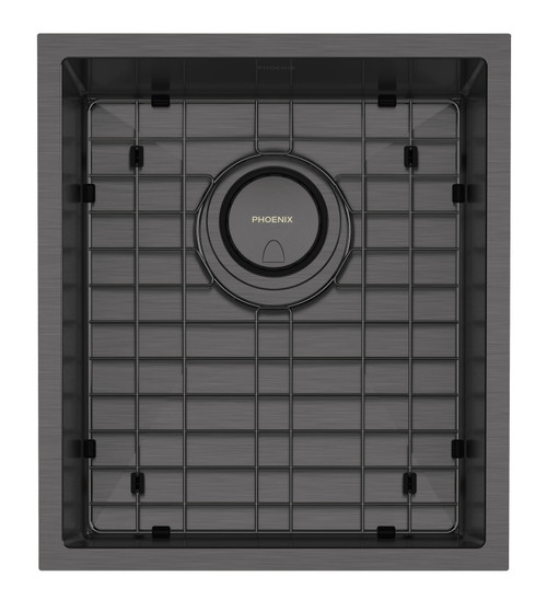 4000 Series Single Bowl Sink Brushed Carbon [303211]