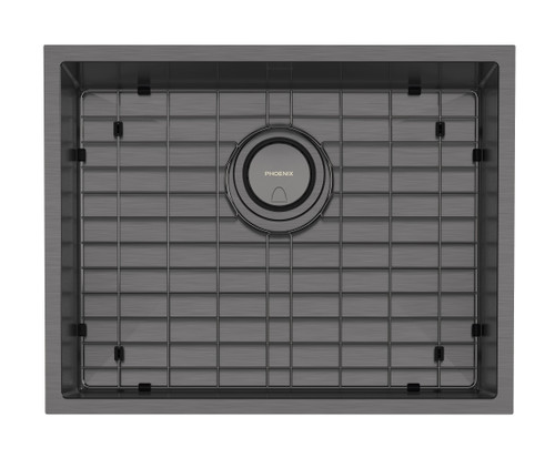 4000 Series Large Single Bowl Sink Brushed Carbon [303194]