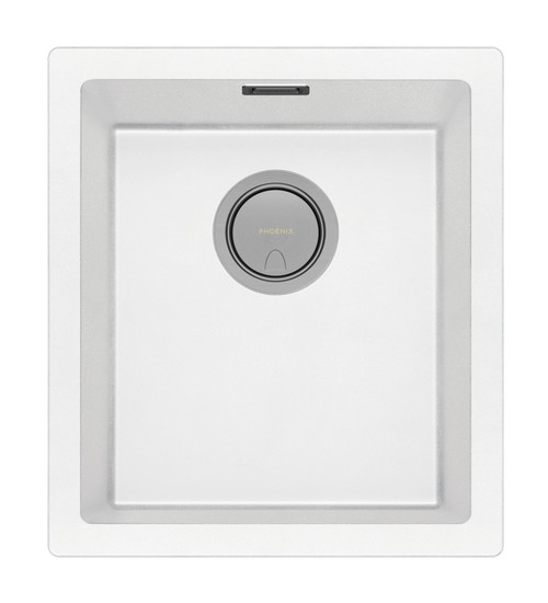 5000 Series Single Bowl Sink Matte White [303174]