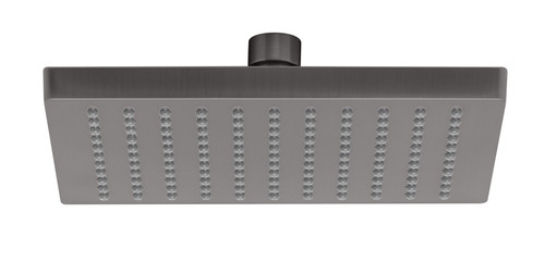 Lexi Shower Rose 200mm Square Brushed Carbon [303096]