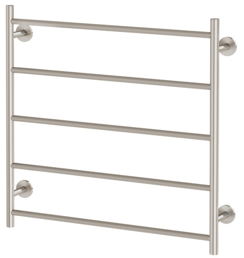 Radii Heated Towel Ladder 750mm x 740mm Brushed Nickel [303177]