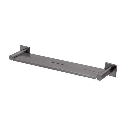 Radii Metal Shelf Square Plate Brushed Carbon [303178]