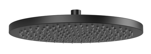 Vivid Shower Rose 300mm Round Matte Black [303097]