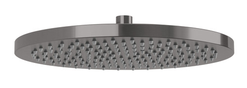 Vivid Shower Rose 300mm Round Brushed Carbon [303088]