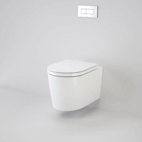 Liano Cleanflush Wall Hung Invisi Series I Toilet Suite ID, IC, IW White [166483]
