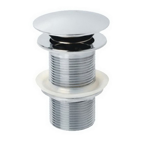 Pop-Up Basin Plug & Waste Domed No Overflow 32mm Chrome [169176]