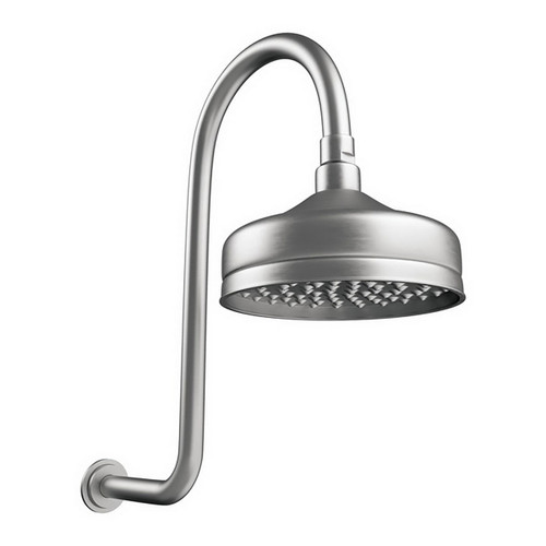 Lillian Wall Arm Shower Set 438mm Brushed Nickel 3Star [169207]