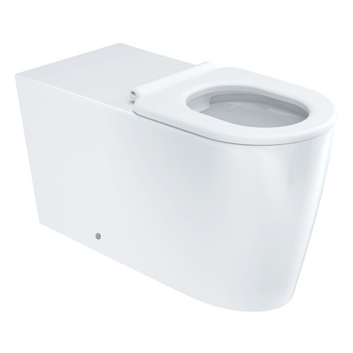 Isabella Care Wall-Faced Toilet Suite Pan & Seat + Geberit Sigma In-Wall Cistern (Flush buttons not included) P-Trap Gloss White [304342]