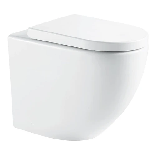 Alix Ambulant Wall-Faced Toilet Suite Pan + Seat + R&T In-Wall Cistern P-Trap Gloss White [304194]