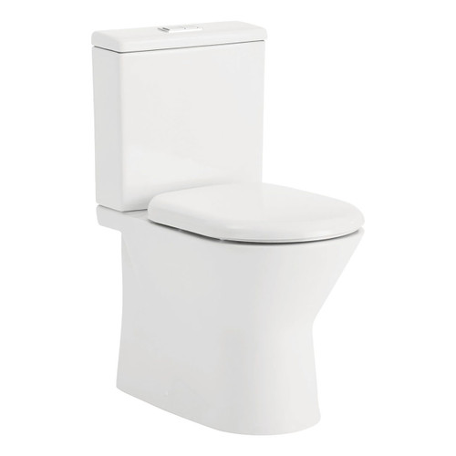 Escola Back-to-Wall Toilet Suite S-Trap 160-230 Gloss White [304197]