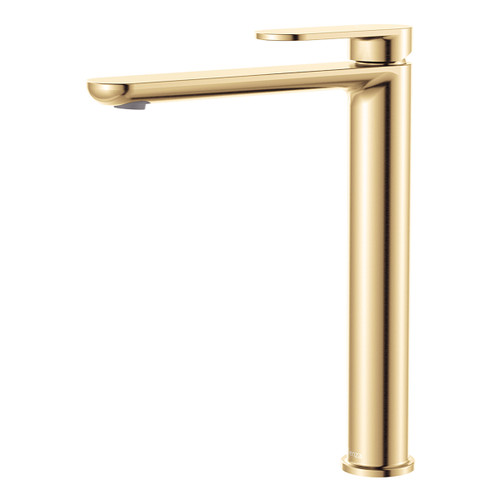 Empire Slim Cold Start Tall Basin Mixer Urban Brass [304796]