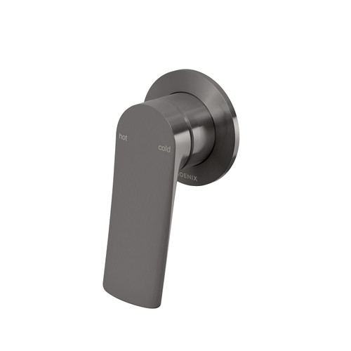 Kusabi SwitchMix Shower / Wall Mixer Complete Kit Brushed Carbon [305018]