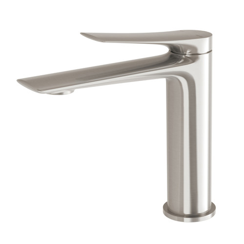 Kusabi Basin Mixer Brushed Nickel [305044]
