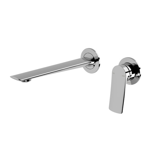 Kusabi SwitchMix Wall Basin / Bath Mixer Set 200mm Fit-Off Kit Chrome [305030]