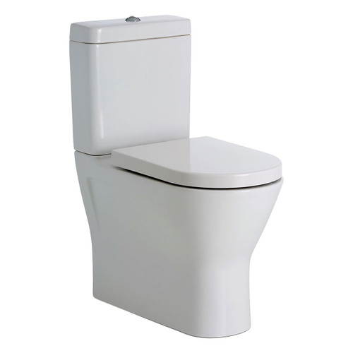 RAK Resort Back-to-Wall Toilet Suite with Top Inlet S-Trap 90-200 Gloss White [304184]