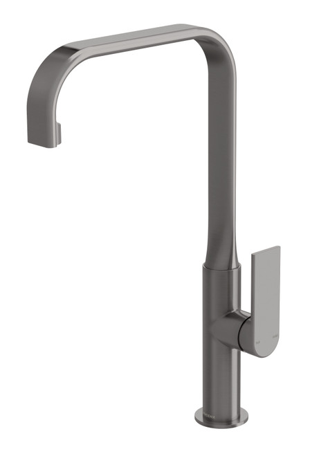 Teel Sink Mixer 200mm Squareline Brushed Carbon [304923]