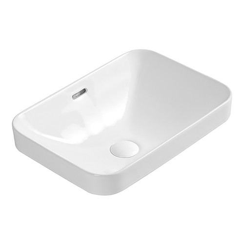 Barlee Semi Inset Basin Gloss White [257282]