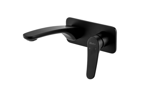 Verona Matte Black Wall Mixer Set Trim Kit (Only) [285839]